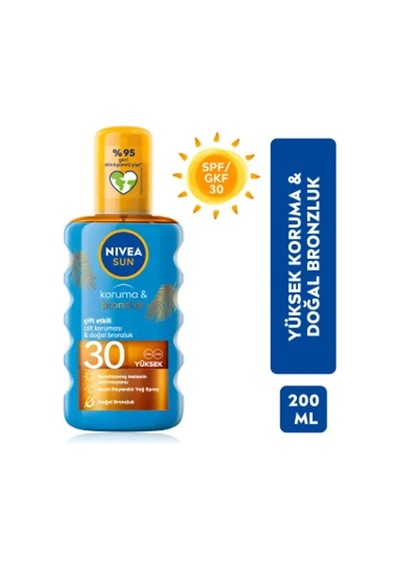 Sun Spf 20 Bronzlaştırıcı Güneş Yağı - Spf30
