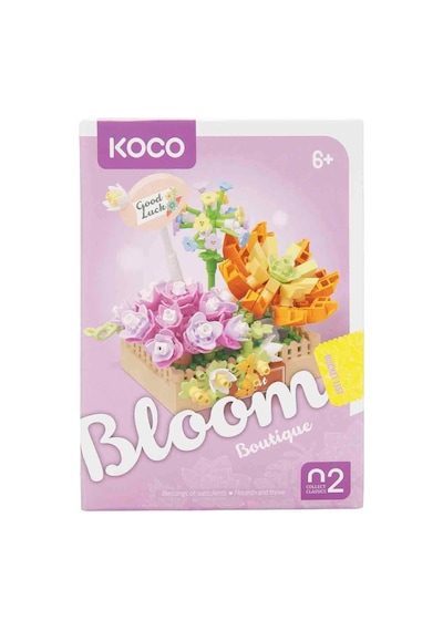 Boutique Sukulent Karışımı Yapım Blokları 295 Parça Koco Botanik Hobi Seti