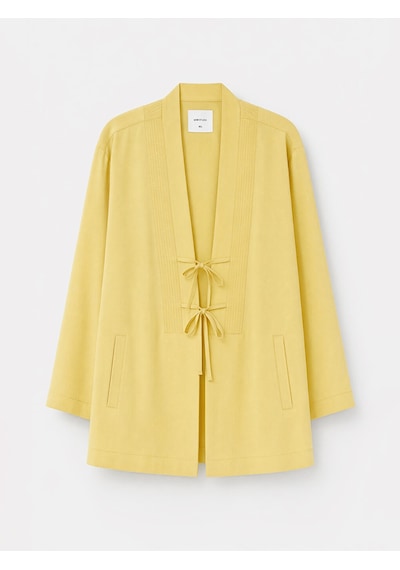 Lcw Studıo Sarı Oversize Kadın Kimono Xl-2xl