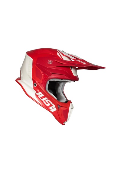 Just1 J18 +mıps Pulsar Kros Kask Kırmızı - Beyaz