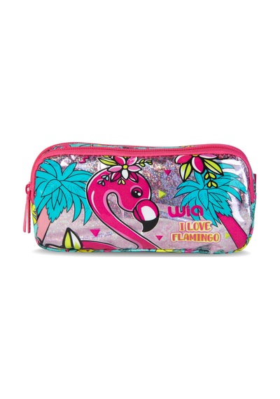 Wia Flamingo Kız Çocuk Kalemlik Turkuaz-pembe