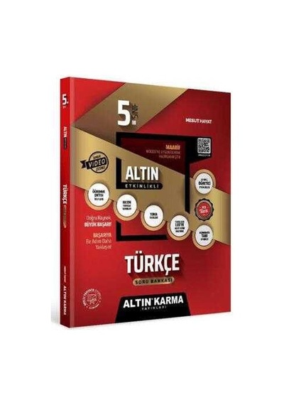 Altın Karma 5. Sınıf Türkçe Soru Bankası Etkinlikli Kazanım Altın Karma Yayınları