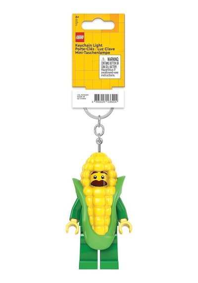 Lego Minifigures Ke242h Corn Cob Guy Led Key Chain