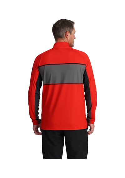 Spyder Paramount 12 Zip Erkek Kırmızı İçlik Üst 22417