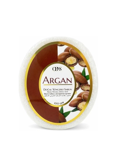 Doğal Argan Kokulu Naturel Süngerli Sabun