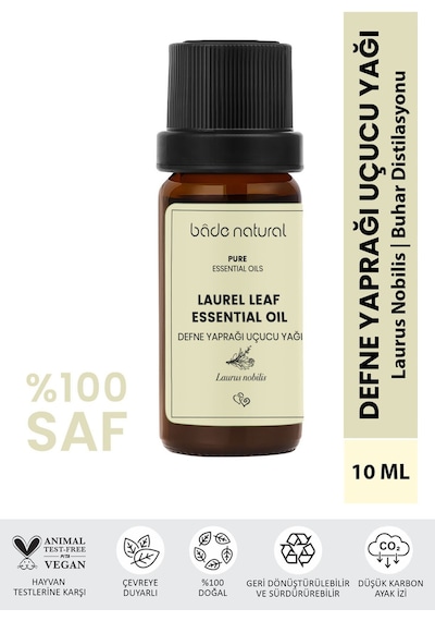 Bade Natural Defne Yaprağı Uçucu Yağı %100 Saf 10 ML