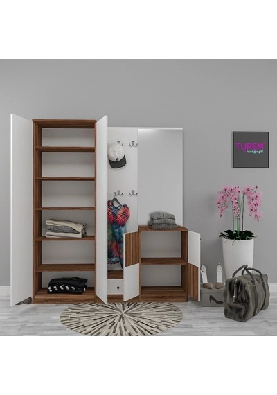 Melani Portmanto Mdf Beyaz Melani Portmanto Mdf Beyaz
