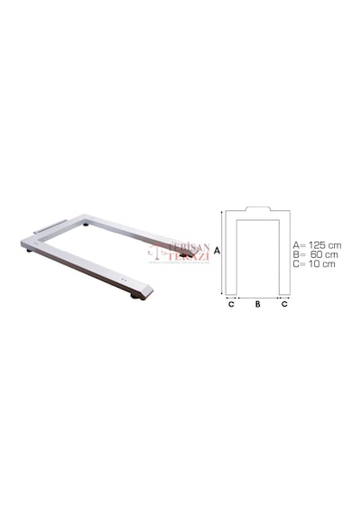 Mlb U Tipi 1500 KG x 500 Gr 80 x 125 Baskül