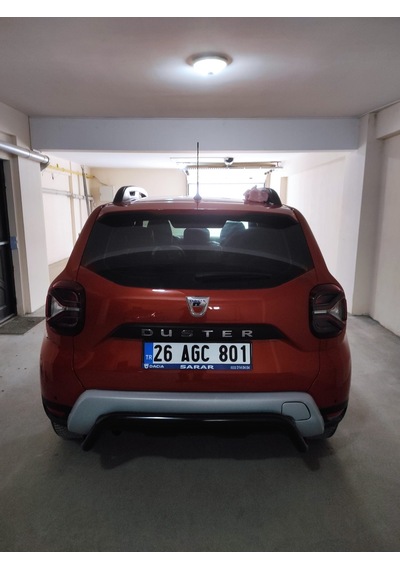 DACIA DUSTER SİYAH ARKA TAMPON KORUMA TÜM MODELLERLE UYUMLU