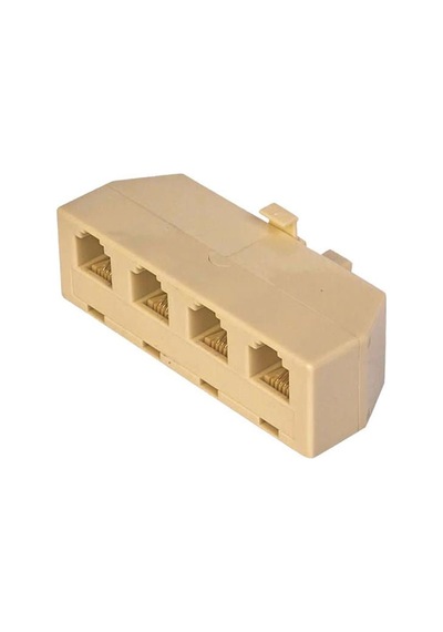 Telefon Dağıtıcı 1 Erkek / 4 Dişi Elektromer