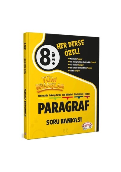 8. Sınıf Tüm Branşlar Paragraf Soru Bankası