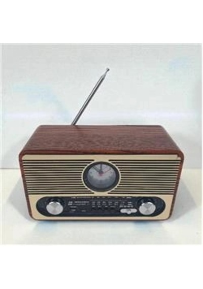Everton Rt-566 Bluetooth-usb-sd-fm Şarjlı Saatli Nostaljik Radyo Kdo