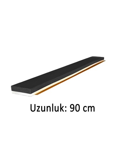 Yapışkanlı Kapı Altı Eşik Süngeri İnce Köpük Soğuk İzolasyon Bandı Fitili 90 Cm Toz Böcek Engelleme 90 CM