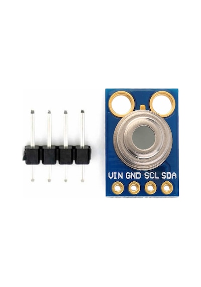 Gy-906 Kızılötesi Sıcaklık Sensör Modülü -70c/380c Mlx90614 Termometre Temassız Dijital Isı Ölç.ııc