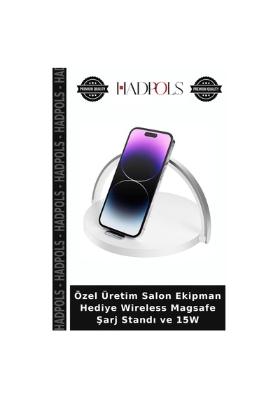 Özel Üretim Salon Ekipman Hediye Wireless Magsafe Şarj Standı Ve 15w