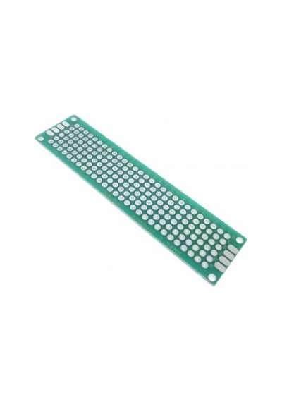 Koodmax 2 Adet 2x8cm Proto Pcb Delikli Pertenaks Prototip Deney Kartı Delikli Plaket Pertinaks