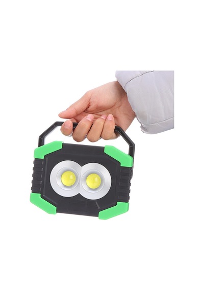 20W 400LM Taşınabilir Led Spot Işık Kamp Lambası Siyah