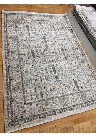 Merinos Halı Valeria Serisi 91001-060 Vintage Etnik Desenli Salon Oturma Odası Halısı Çok Renkli