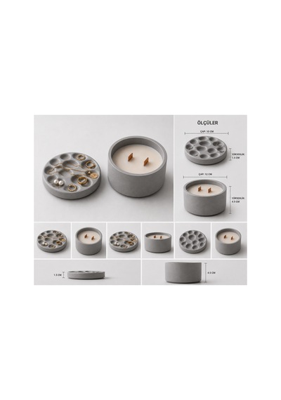 Asteria Dekoratif Takı Organizeri Ve %100 Soya Wax Mum Seti Taş Tozu El Yapımı Minimalist Ev Dekoru Gri - 902334956 Gri - 902334956 Gri Asteria Dekoratif Takı Organizeri Ve %100 Soya Wax Mum Seti Taş Tozu El Yapımı Minimalist Ev Dekoru Gri - 902334956 Gri - 902334956 Gri