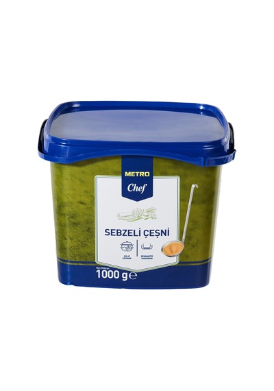 Çeşni 1 Kg Sebzeli - Konsantre Sebze Lezzeti, Çorba Ve Yemekler İçin - 6 Adet Tarı