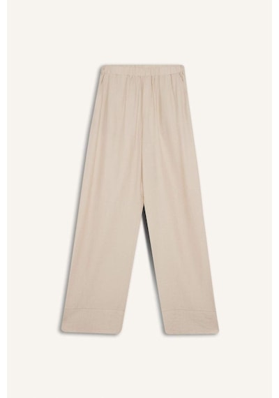 Defacto Wide Leg Esnek Belli Krinkıl Kumaş Geniş Paça Pantolon D7591ax25smbg74 Bej Defacto Wide Leg Esnek Belli Krinkıl Kumaş Geniş Paça Pantolon D7591ax25smbg74 Bej