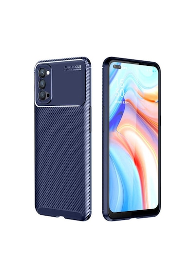 Oppo Reno 4 Kilif Karbon Silikon Case 449337565
