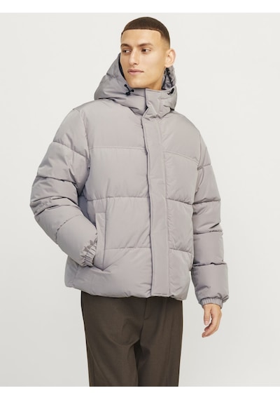 Jack & Jones Erkek Kapüşonlu Şişme Mont - 12256974 Siyah