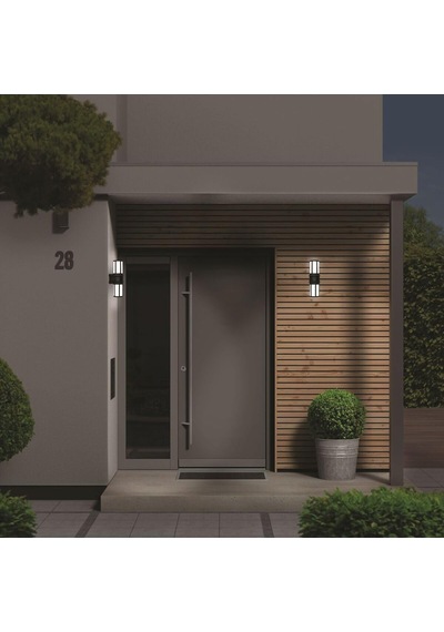 Çiftli Kafesli Aplik Bahçe Lambası Zita Bahçe Aydınlatması 220v E27 Ip54 Ug-zt-0274k