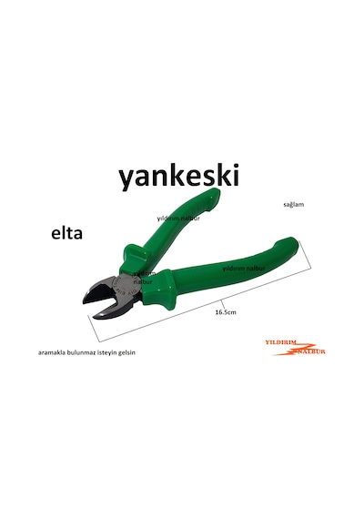 Yankeski Elta Sağlam Yan Keski Çelik Pense