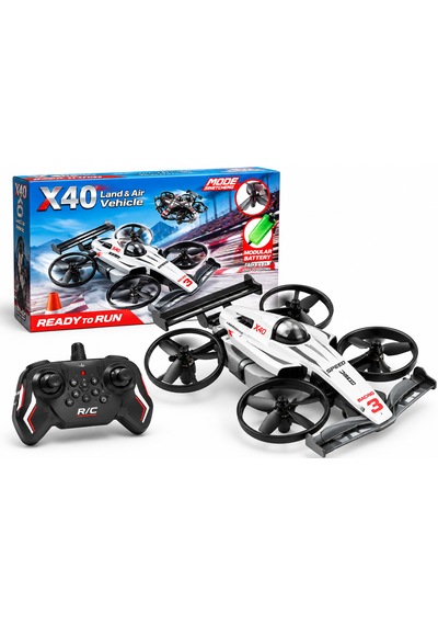 Karada Ve Havada Kullanılabilen X40 Kumandalı Araç Beyaz