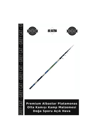 Premium Albastar Platamonas Olta Kamışı Kamp Malzemesi Doğa Sporu Açık Hava 700 Cm