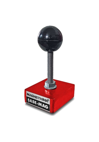 Magnethink Şase-mag Güçlü Manyetik Kaynak Makinesi Şase Topraklama Akım Kablo Tutucu Mıknatısı Şasemag - Kırmızı 1 Adet