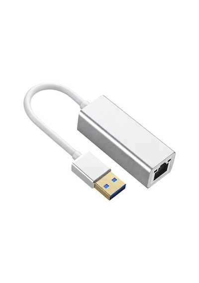 Set Ürünler Fully H-608em Usb 3.0 To Rj45 Gigabit Ethernet Adaptör Çevirici Alüminyum Gövde