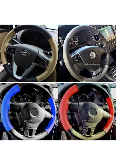 Fiat Palio Iki Renkli Dikmeli Direksiyon Kılıfı (4Prç) 551762772