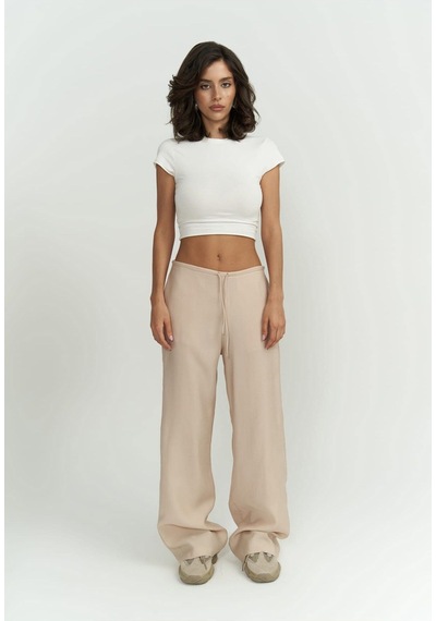 Mai Collection Mai Studios Co. Paris Bej Basic Pantolon Bej