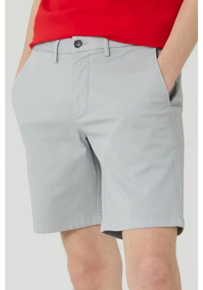 Lacoste Men's Slim Fit Bermuda Shorts Erkek Dar Kesim Pamuklu Bermuda Şort Kahverengi Gri