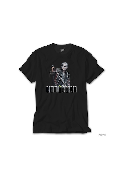 Dimmu Borgir Shagrath Siyah Tişört Siyah