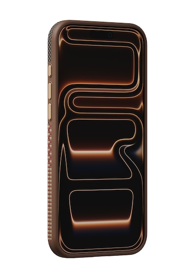 Apple iPhone Uyumlu 18 Pro Max Kılıf M-safeli Raptic Aramid Dual Ultra Serenity Serisi Karbon Kapak Kahverengi