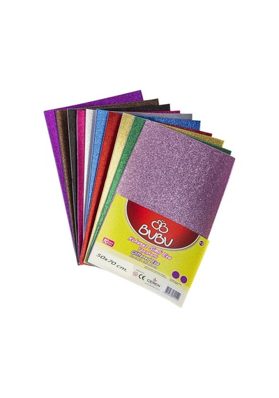 Simli Yapışkanlı Eva 50x70 Cm 10 Renk