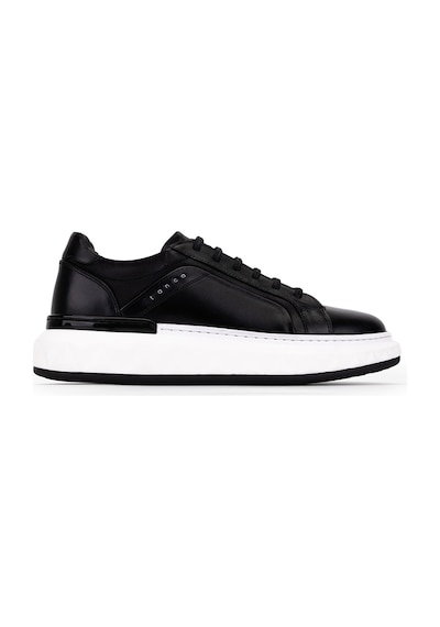 Tamer Tanca Erkek Hakiki Deri Siyah Sneakers & Spor Ayakkabı 1237 277 Erk Ayk Sk26-27 Sıyah Dr