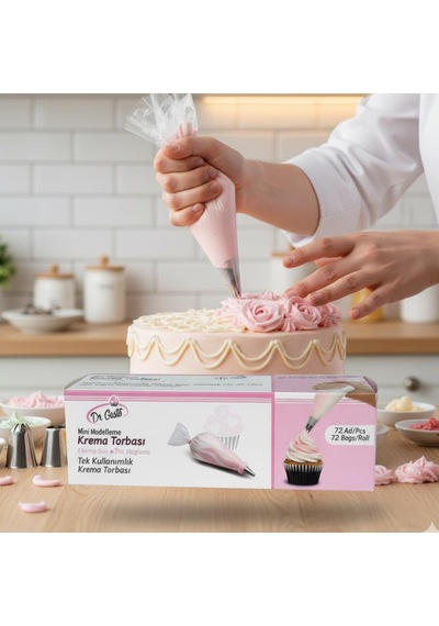 Mini Kalem Krema Orijinal Kutulu Torbası 72 Adet Plastik Tr
