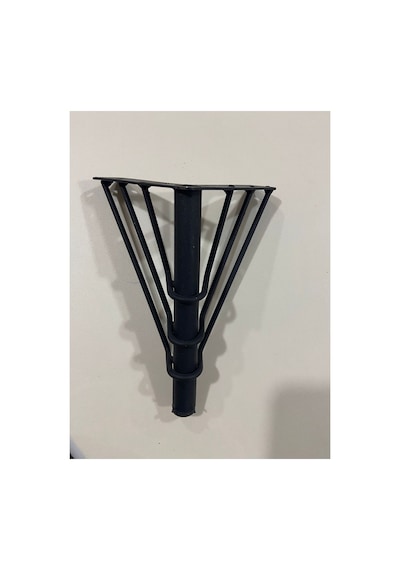Flamingo 18cm Metal 4lü Paket Siyah Metal Mobilya, Koltuk, Kanepe, Ayakları Siyah
