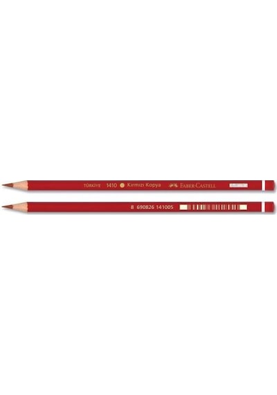 Faber-castell Kopya Kalemi Kırmızı - 12 Adet Kiremit Kırmızı