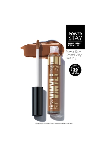 Power Stay Kremsi Vinyl Likit Ruj - Successful Sepia 0