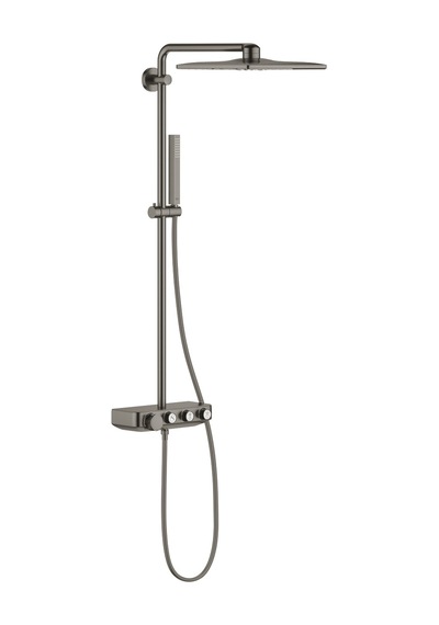 Grohe Euphoria Smartcontrol System 310 Cube Duo Duvara Monte Termostatik Bataryalı Duş Sistemi - 26508al0