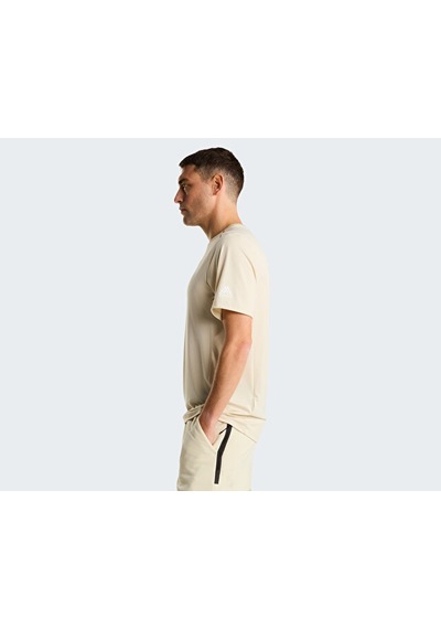 The North Face M Mountain Athletics Tape Erkek Outdoor Tişörtü Nf0a8dy9dom1 Bej