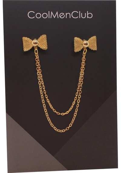 Coolmenclub Papyon Figürlü Gömlek Yaka İğnesi Gold