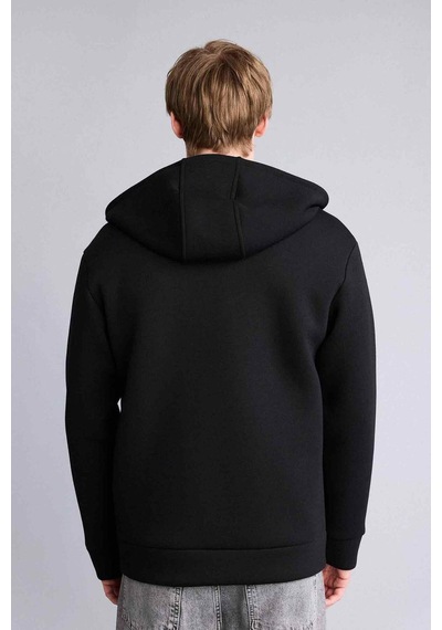 Defacto - Kapüşonlu Fermuarlı Sweatshirt G9103AX26SM