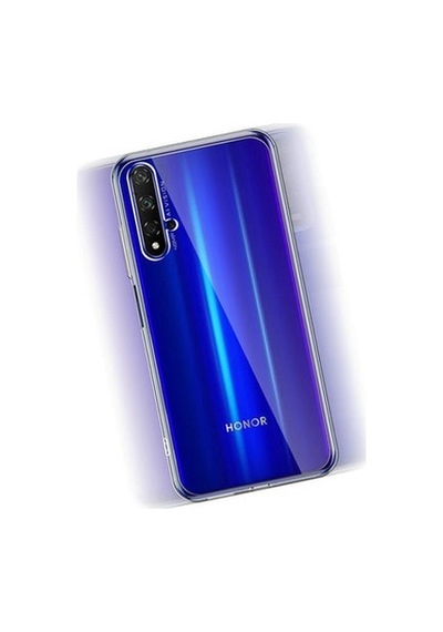 Huawei Honor 20 İle Uyumlu Kılıf Şeffaf Esnek Silikon Telefon Kılıfı Kapak