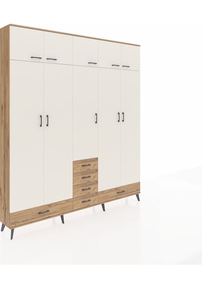 Arges Dolap 6 Raflı 6 Çekmeceli 4 Askılı 220x30x243 Çam-aytaşı/çam Aytası/atlas Çam Arges Dolap 6 Raflı 6 Çekmeceli 4 Askılı 220x30x243 Çam-aytaşı/çam Aytası/atlas Çam